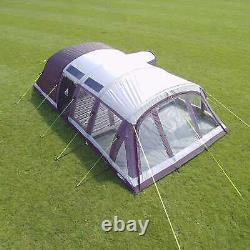 NEW Khyam AirTek 6 Inflatable Family Tent 6 Man Large Tunnel 150D 6,000HH