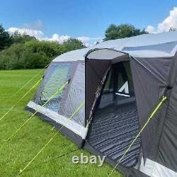 NEW Khyam AirTek 6 Inflatable Family Tent 6 Man Large Tunnel 150D 6,000HH