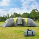 New Large Premium Outdoor Waterproof 9 Person Family Camping Tent With Awning