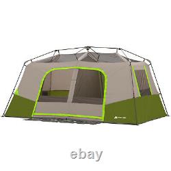 NEW Ozark Trail 11 Person 3 Room Cabin Tent Outdoor Camping & Private Room