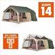 New Ozark Trail Camping Tent 14 Person 2 Room Cabin Outdoor Large Family Lodge