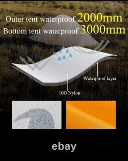 Naturehike Cloud-up 2 Ultralight Camping Tent for 2 Persons, Just Over 1kg