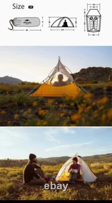 Naturehike Cloud-up 2 Ultralight Camping Tent for 2 Persons, Just Over 1kg