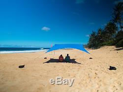 Neso Tents Grande Beach Tent, 7ft Tall, 9 x 9ft, Reinforced Corners and Cooler