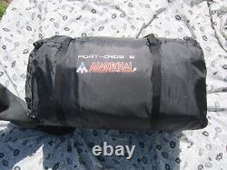 Never used Marechal 6 man tunnel polyester tent blue side canopy portcros 6 DLX