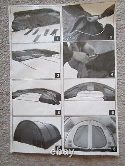 Never used Marechal 6 man tunnel polyester tent blue side canopy portcros 6 DLX