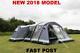 New 2018 Kampa Bergen 6 Berth Large Air Pro Person Man Family Inflatable Tent