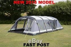 New 2018 Kampa Croyde 6 Man Person Berth Inflatable Large Family Air Tent 2018