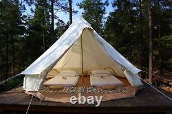 New 900D Oxford Fabric 4M Bell Tent 4 Season Teepee Tent for outdoor glamping