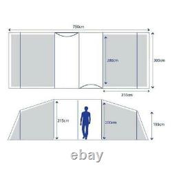 New Berghaus Air 8 tent plus carpet, footprint package RRP £1140
