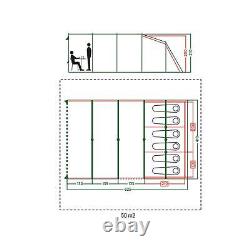 New COLEMAN Meadowood 6 Person Large Tent with Blackout Bedrooms