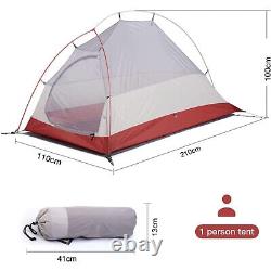 New Cloud-Up Ultralight 1 Person Tent 3 Season Camping Hiking