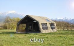 New HOLAWILD MACHU PICCHU INFLATABLE 4 SEASON LODGE TENT LARGE BEIGE