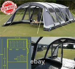 New Kampa Studland 8 AIR PRO 8 berth Person Man Inflatable Tent 2019 CT3110