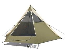 New Ozark Trail 8 Person Teepee Tent Kahki Camping Holidays Outdoors New Free