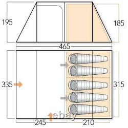 New Vango Icarus 500 Deluxe Family Tent