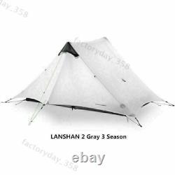 New Version 2 Person 3F UL Gear Lanshan2 Ultralight Double Skin Lightweight Tent