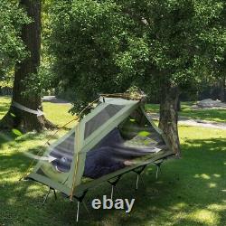 Night Cat 1 Person Foldable Camping Tent Cot Tent with Bed Portable Easy Setup