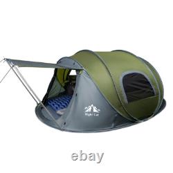 Night Cat 2-4 Person Pop Up Tent Camping Tent Waterproof Automatic Setup Instant