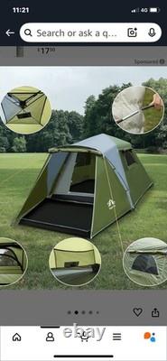 Night Cat 2-4 person pop up tent (new, never unpacked & never used)