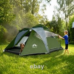 Night Cat 3-4 Man Pop Up Tent Waterproof and Easy Set Up Automatic double layer