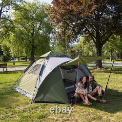 Night Cat 3-4 Man Pop Up Tent Waterproof and Easy Set Up Automatic double layer