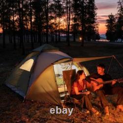 Night Cat 3-4 Man Pop Up Tent Waterproof and Easy Set Up Automatic double layer