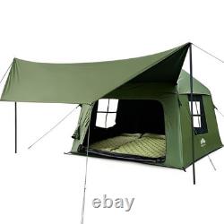 Night Cat Glamping Air Tent Inflatable Family Camping Tent With Large Awning