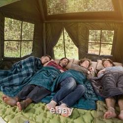 Night Cat Glamping Air Tent Inflatable Family Camping Tent With Large Awning