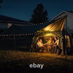 Night Cat Glamping Air Tent Inflatable Family Camping Tent With Large Awning