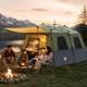 Night Cat Large Cabin Tent Waterproof Pop Up Family Tent Garden Camping