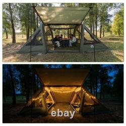 Night Cat Large Family Air Tent 8 Berth Inflatable Camping Tent with Living Area