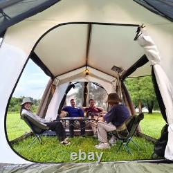 Night Cat Large Family Air Tent 8 Berth Inflatable Camping Tent with Living Area