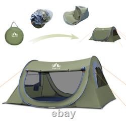 Night Cat Pop Up Tent 1 2 Person Waterproof Camping Tent Easy Setup for Picnic