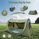 Night Cat Pop Up Tent 2 Man Easy Setup, Compact For Camping & Travel