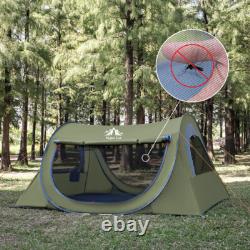 Night Cat Pop-up Camping Tent Water Resistant 2 Person Easy Setup Camping Hiking