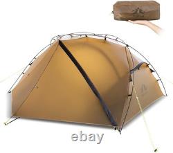 NightCat 2 Person Waterproof Camping Tent, Backpacking Hiking Double Layer green