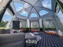 OLPRO Large Hive 6 Berth Family Tent with 3 Bedrooms and large Living Area