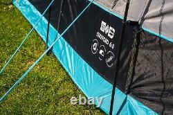 OLPRO Stafford 6.0 Grey Tunnel Tent 6 Person, Waterproof, Mesh Screen, 2 Doors