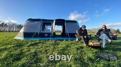 OLPRO Stafford 8.0 8 Berth Family Camping Tunnel Tent 7m x 3m Spacious adventure