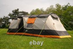 OLPRO Wichenford 8.0, 8 Berth Family Tent, Fibreglass Poles, Recycled Material