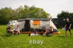 OLPRO Wichenford 8.0, 8 Berth Family Tent, Fibreglass Poles, Recycled Material