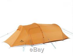 OPALUS 3-4 Person Large Space 4 Season 2-Room Camping Tunnel Tent Double Layer