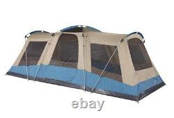 OZtrail Family 10 10-Person Dome Tent Blue/Beige