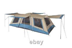 OZtrail Family 10 10-Person Dome Tent Blue/Beige