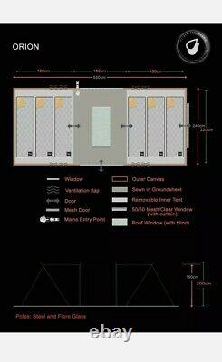 Olpro Orion 6 Berth Large Family Tent