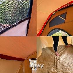 Original Cabanon half moon frame tent, heavy duty canvas, 4 berth, top of range