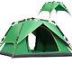 Outdoor 3-4 Man Pop Up Camping Tent Large Space Hiking Waterproof Withmosquito Net
