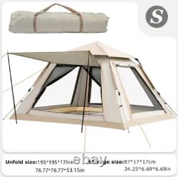 Outdoor Automatic Open Tent Camping Family Waterproof Instant Pop-Up 1-8 Person