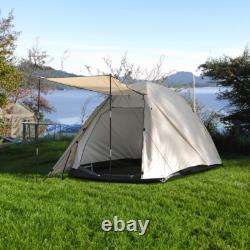 Outdoor Camping Tent Pop Up 3-4 Man Family Hiking Shelter with Zipped Door & Bag